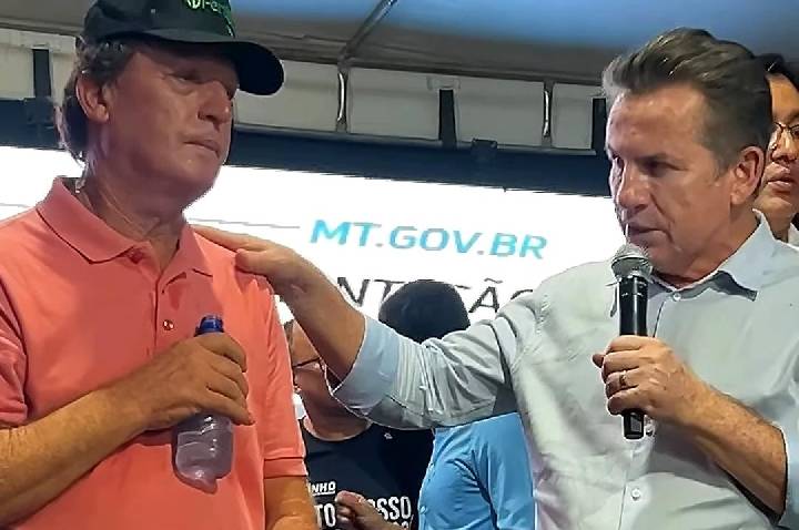 Com 80% das obras concluídas, Bairro Nossa Senhora Aparecida em Rosário Oeste recebe visita do Governador Mauro Mendes