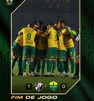 Cuiabá perde para o Vasco e se aproxima do rebaixamento