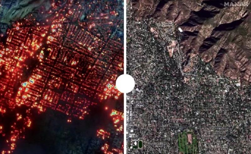 Imagens mostram destruição após pior incêndio da história de Los Angeles