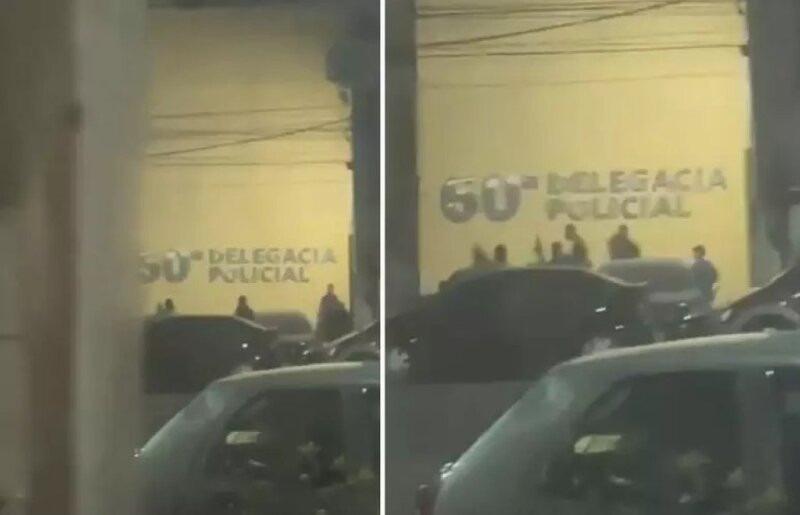 Bandidos invadem delegacia do RJ e deixam policiais feridos; Veja vídeo