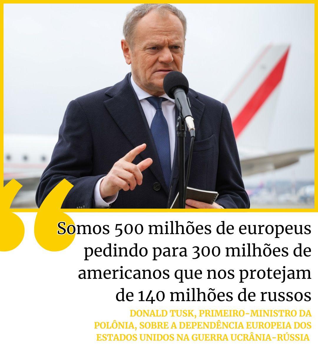 Premiê da Polônia convoca Europa para enfrentar a ameaça russa