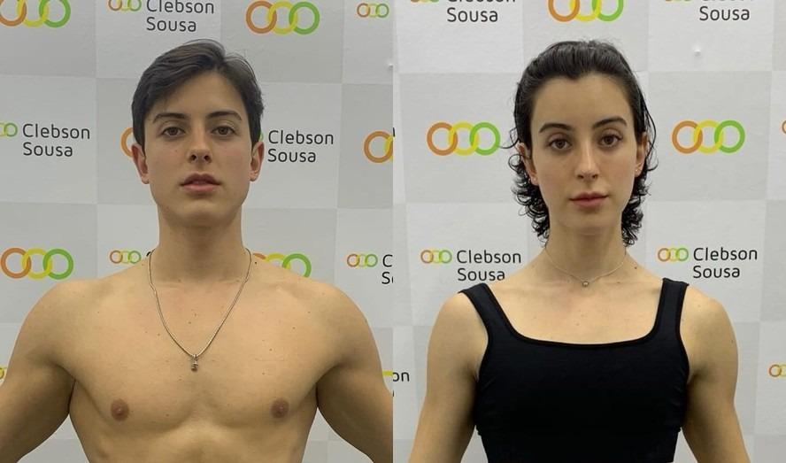 Bella Longuinho mostra antes e depois da transição de gênero após perder 12 kg: 'Agora sou mais eu'