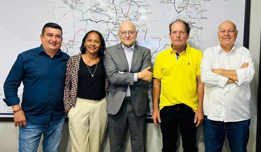 Prefeito Mariano Balabam se reúne com o vice-governador Otaviano Pivetta para solicitar maquinários e recursos para Rosário Oeste