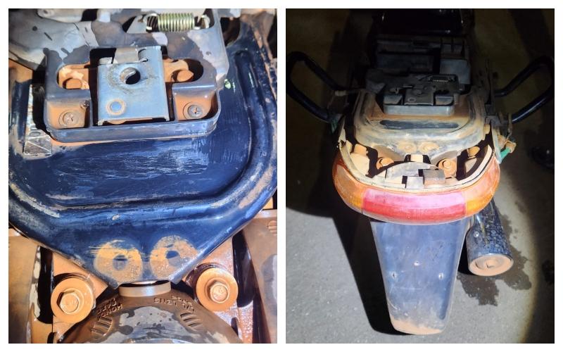 Adolescente foi flagrada conduzindo motocicleta com chassi raspado em Rosário Oeste