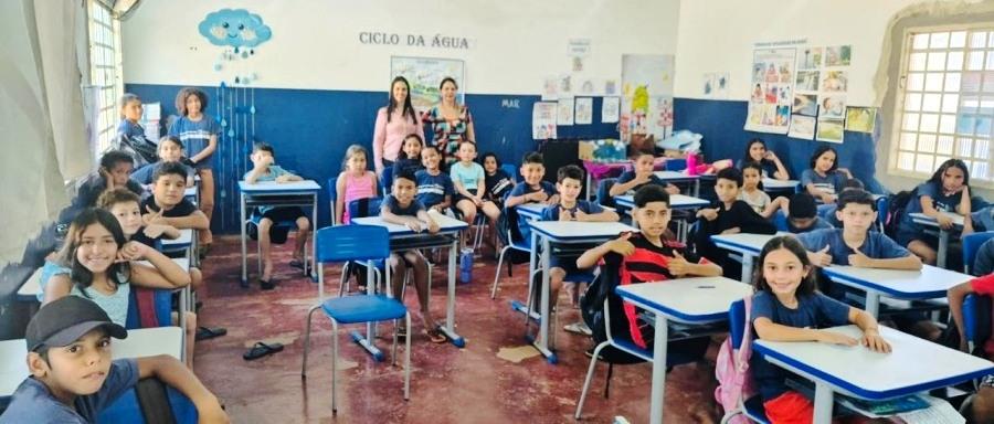 Escola do Distrito de Bauxi, em Rosário Oeste, recebe ação do PSE com foco em Direitos Humanos, Cultura de Paz e Saúde Sexual na Adolescência