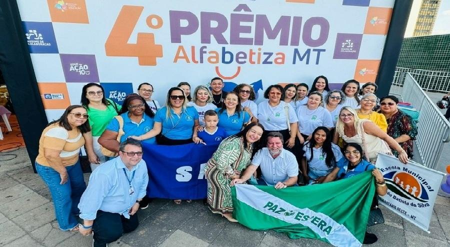 Escola e aluno de Rosário Oeste são destaques no Prêmio Alfabetiza MT