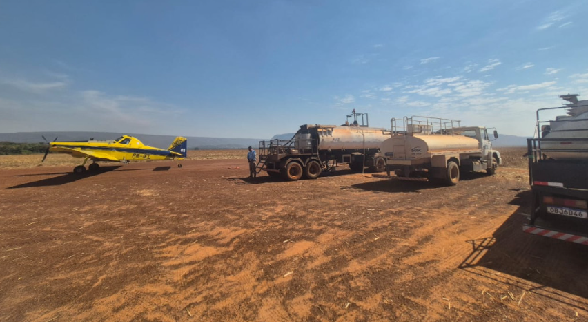 Incêndio atinge área próxima ao Parque Serra Azul em Rosário Oeste