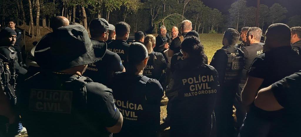 Polícia Civil cumpre 58 ordens judiciais contra facções criminosas em Rosário Oeste