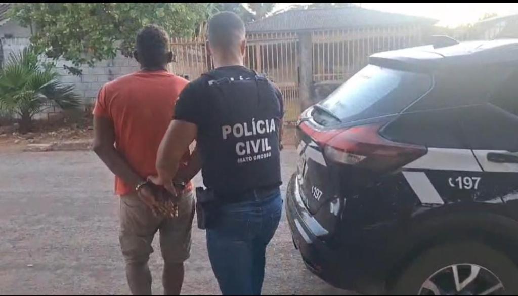 Polícia Civil cumpre mandado de prisão por violência doméstica em Diamantino