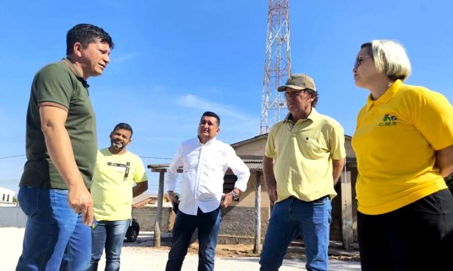 Prefeito de Rosário Oeste avalia local para instalação da Sede do SAMU Municipal