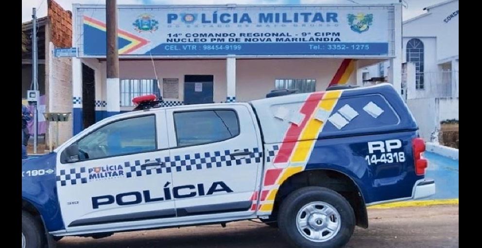 Professor invade quartel da PM em surto e ameaça comandante em Nova Marilândia