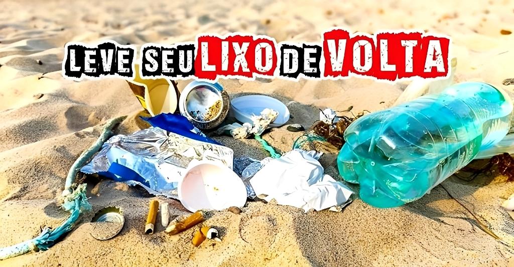 Praia das Embaúbas enfrenta acúmulo de lixo deixado por turistas: Prefeitura de Rosário Oeste pede consciência ambiental