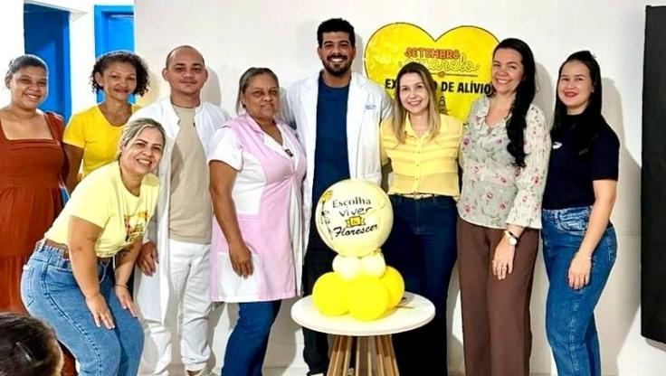 Prefeitura de Rosário Oeste realiza ações de conscientização sobre o Setembro Amarelo nas unidades de saúde urbana e rural