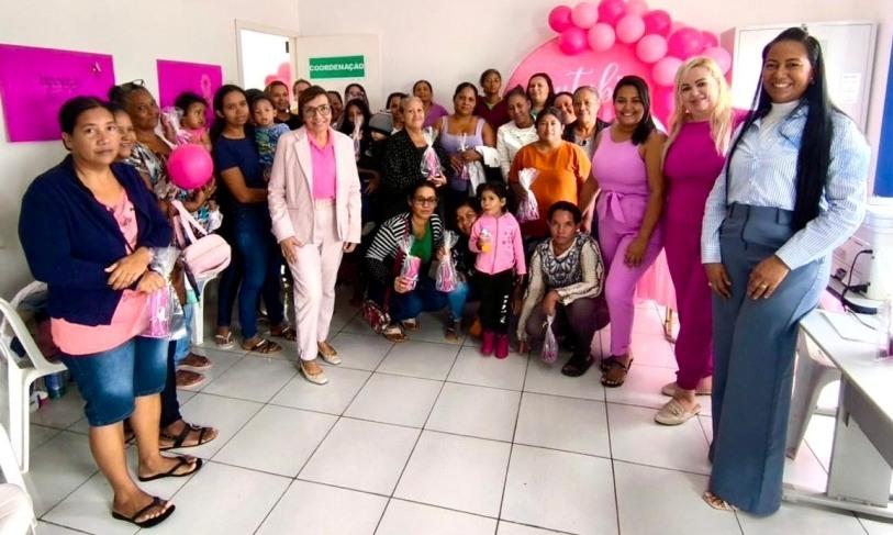 Assistência Social de Rosário Oeste Realiza Palestra sobre Autocuidado Feminino no Outubro Rosa