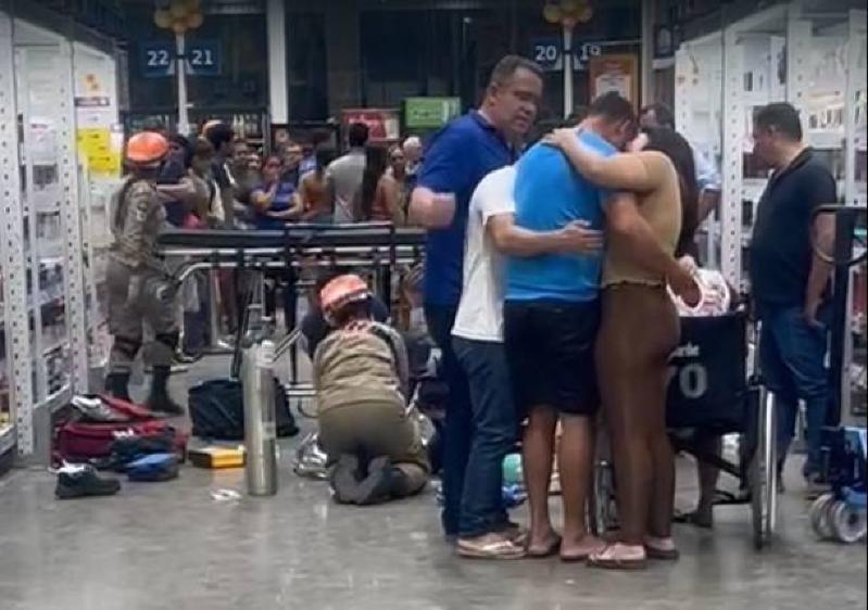 Cliente sofre mal súbito e morre no Assaí Atacadista, em Várzea Grande
