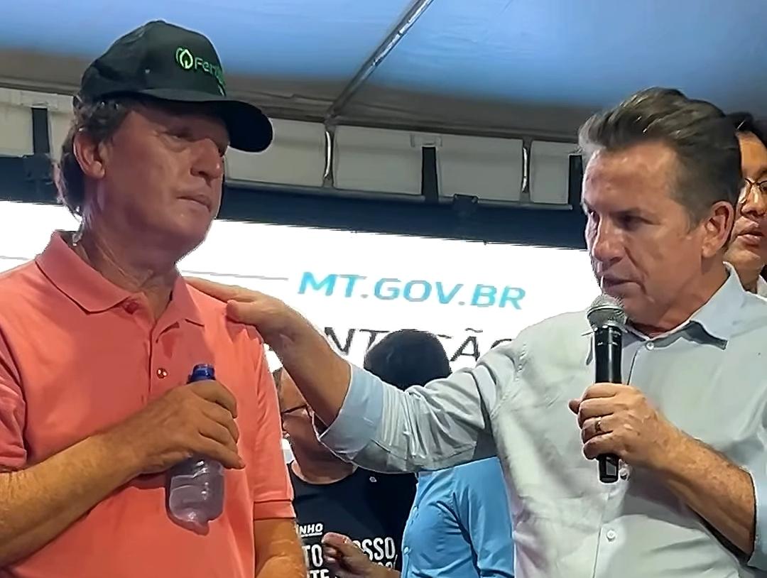 Com 80% das obras concluídas, Bairro Nossa Senhora Aparecida em Rosário Oeste recebe visita do Governador Mauro Mendes