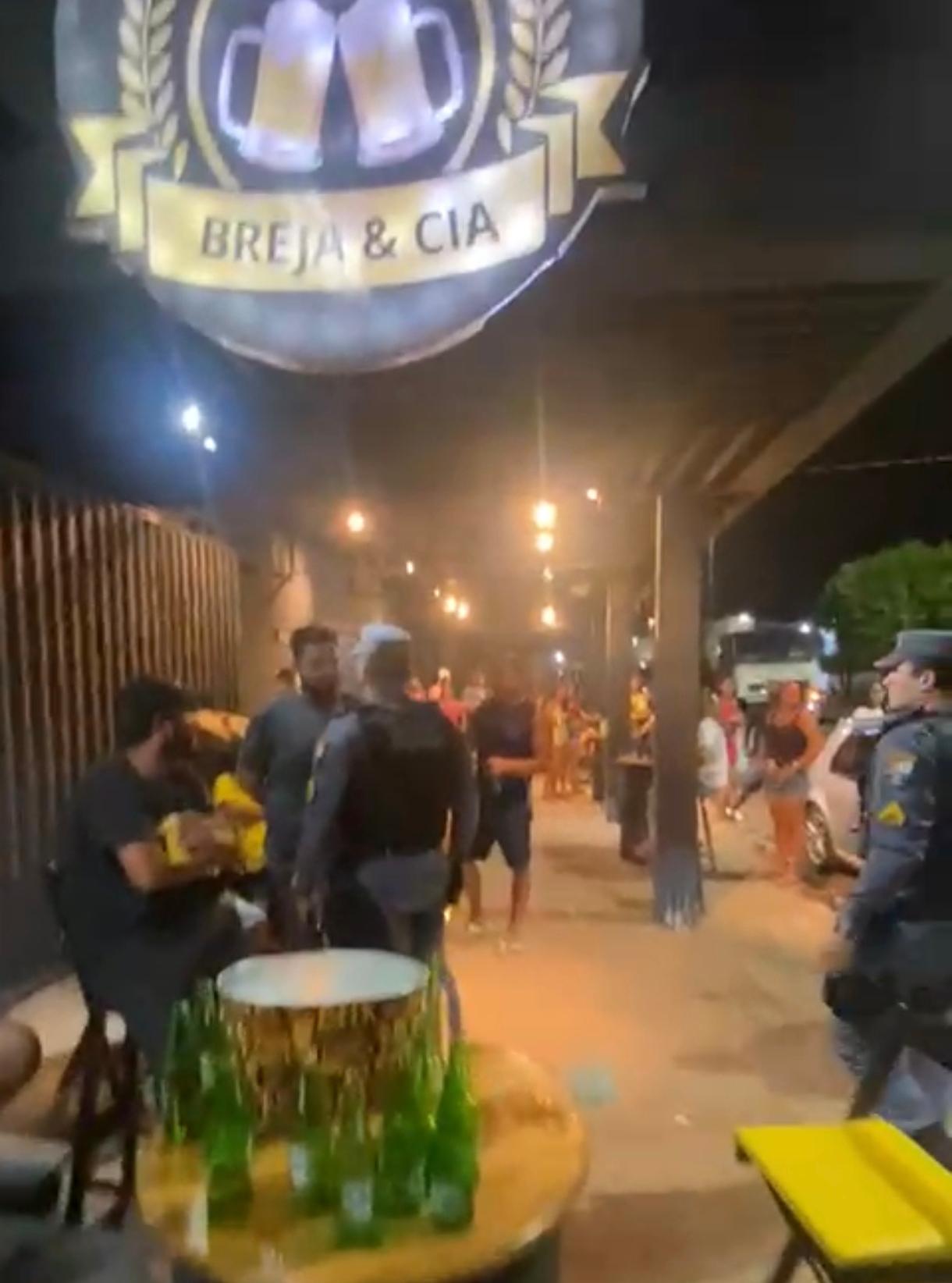 Confusão em distribuidora termina com detenção e uso de força policial em Rosário Oeste