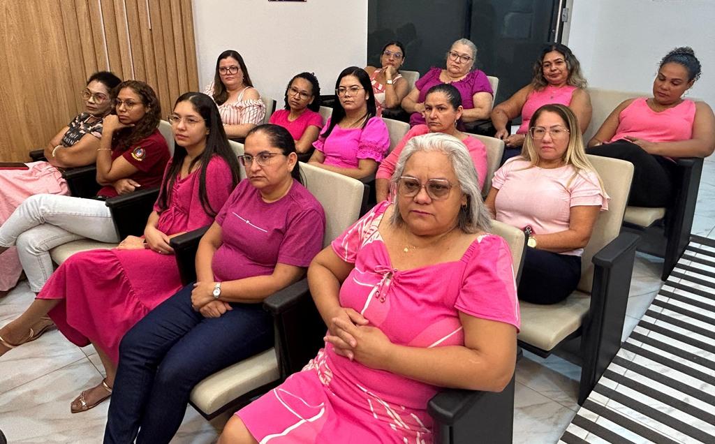Cuidando de quem cuida da cidade: Servidoras de Nobres recebem alerta vital no Outubro Rosa