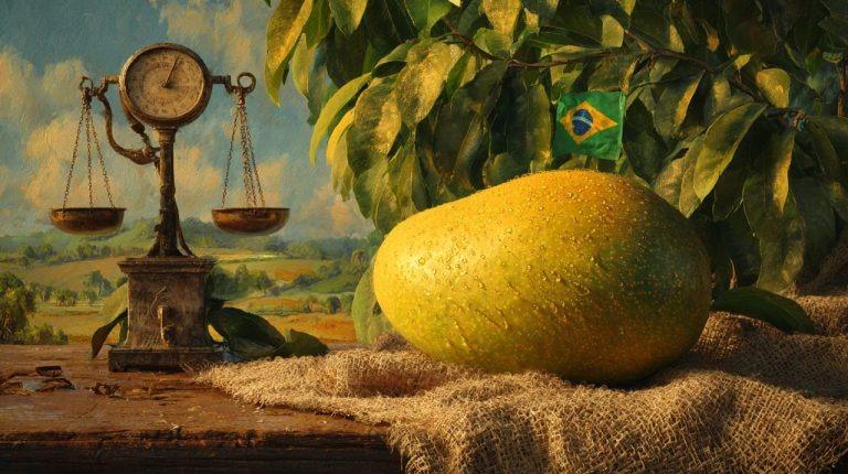 Manga de 2,8 kg: A História da Fruta Gigante Colhida no Quintal que Entrou para o Guinness