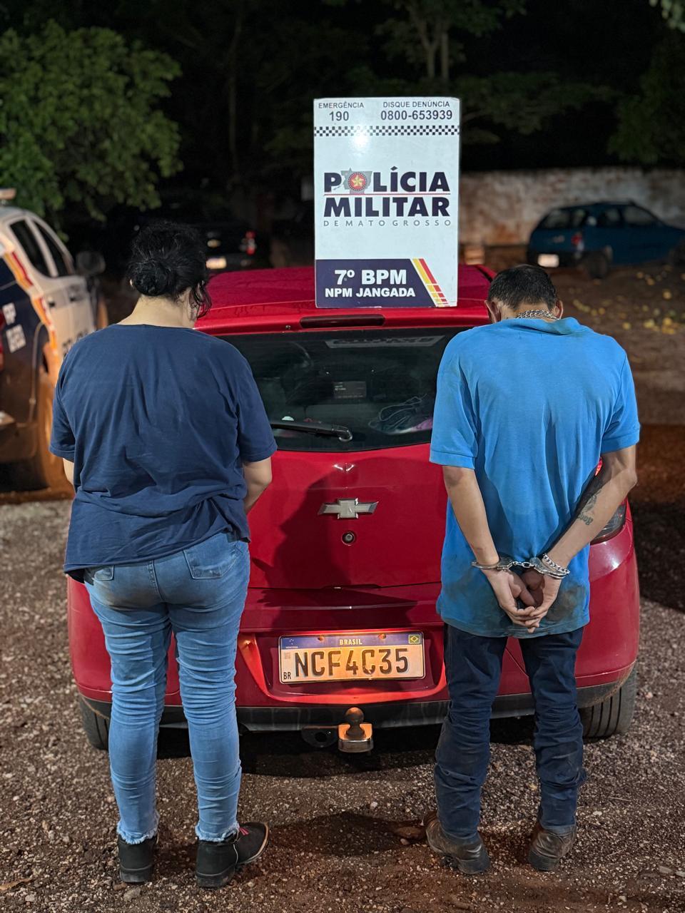 Casal foi preso em Jangada por matar motorista de aplicativo; vítima enviou mensagem pedindo ajuda