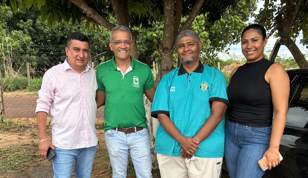 Escola de Marzagão recebe visita técnica de gestores de Rosário Oeste
