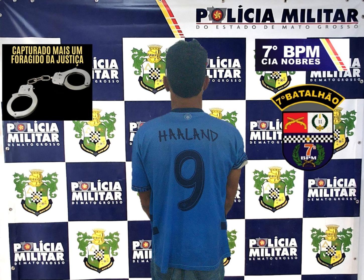 Homem procurado por roubo foi detido pela PM em Nobres