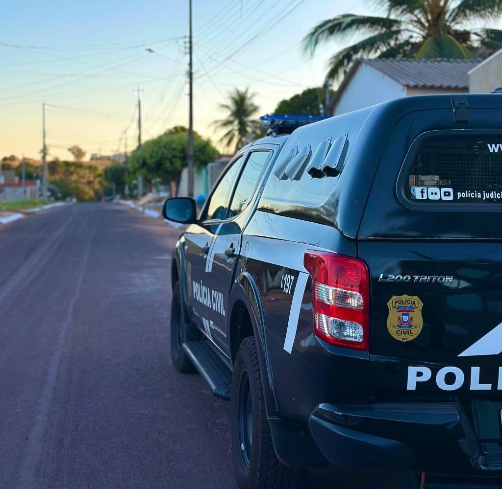 Homem suspeito de roubo à fazenda em Rosário Oeste foi preso pela Polícia Civil em Nobres