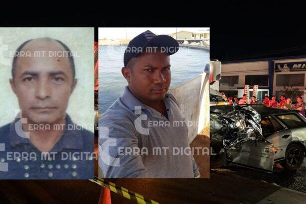 Homens que morreram em acidente entre carro e carreta na BR-163 foram identificados