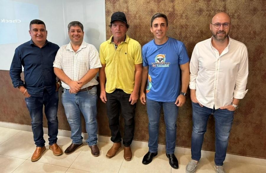 Prefeito de Rosário Oeste articula investimentos com Alan Porto e Beto Dois a Um