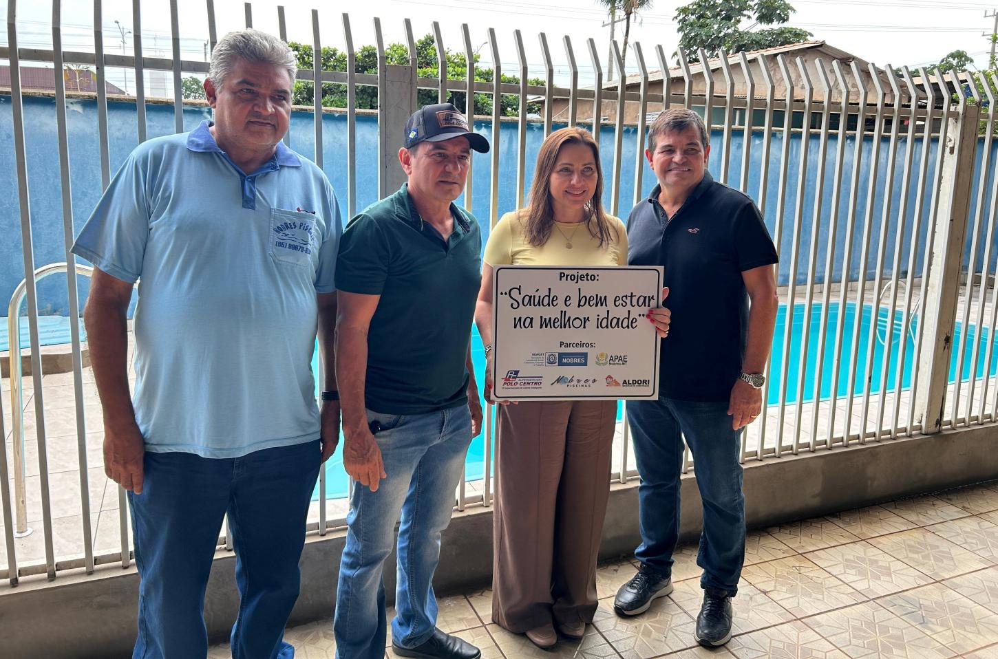Prefeitura de Nobres e parceiros revitalizam piscina da APAE e lançam o projeto “Saúde e Bem-Estar na Melhor Idade”
