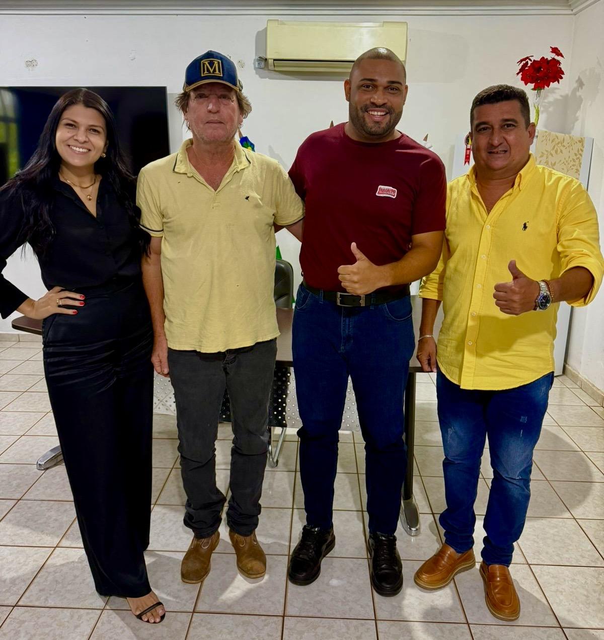 Assessor do deputado Juca do Guaraná, Paulo Linhares, se reúne com prefeito Mariano Balabam para debater demandas de Rosário Oeste para 2026