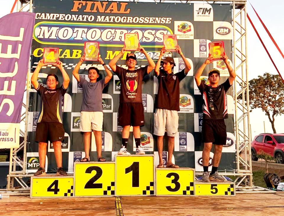 Atleta de Nobres conquista título no Campeonato Mato-grossense de Motocross 2025