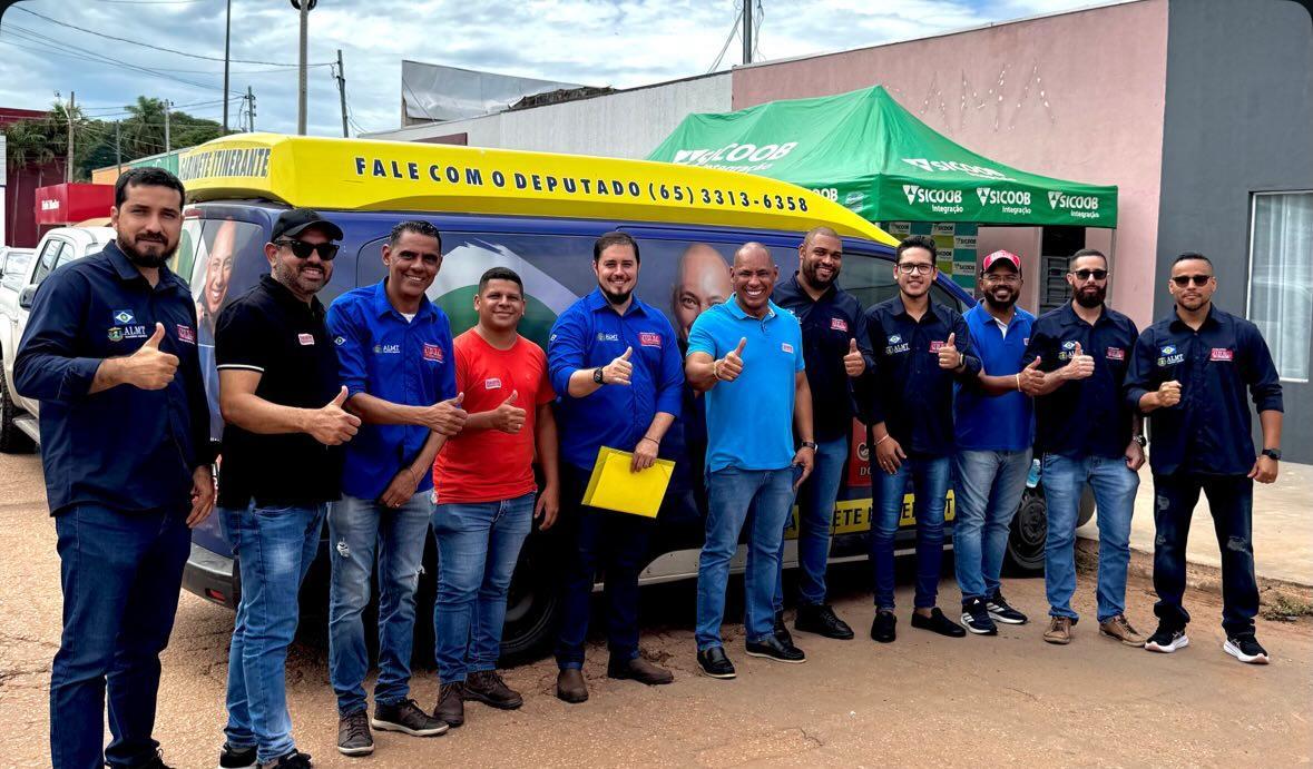 Deputado Juca do Guaraná cumpre agenda intensa em Rosário Oeste e reforça investimentos em educação, saúde, esporte e inclusão social