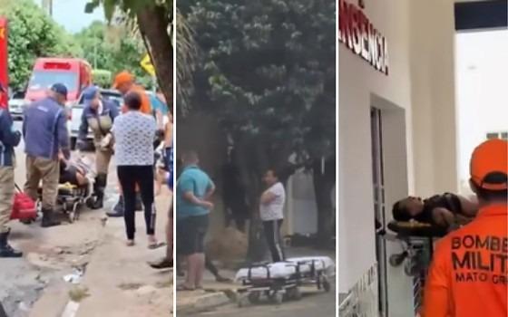 Em briga com esposa, homem leva facada na 