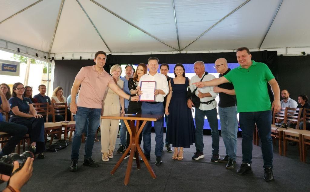 Governo de Mato Grosso inaugura nova quadra e creche em Nobres