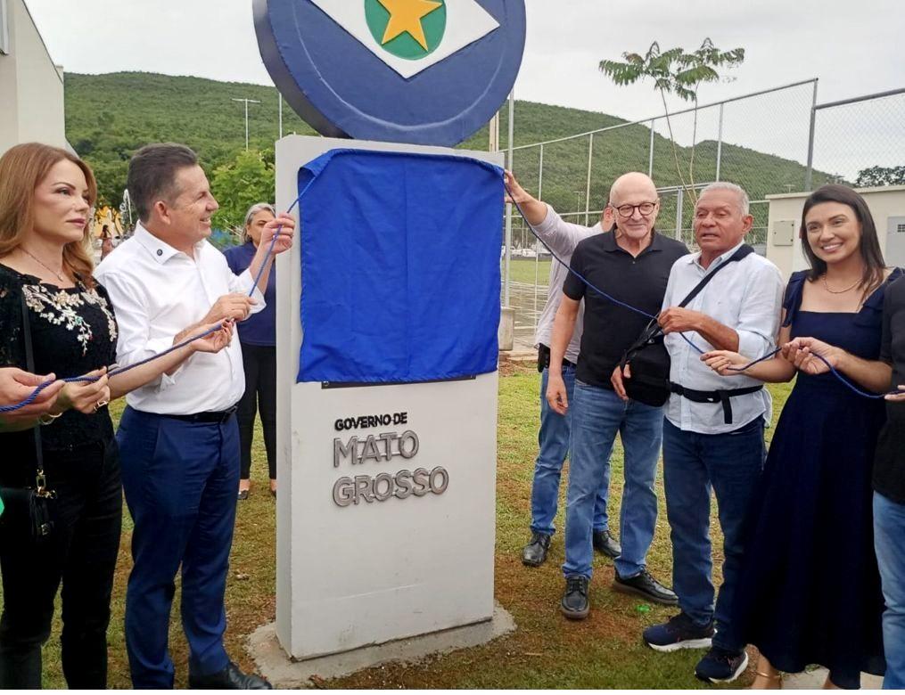 Governo de Mato Grosso inaugura Praça de Bom Jardim e anuncia pacote histórico de obras em Nobres