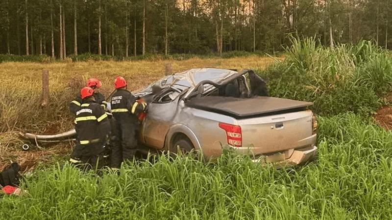 Homem de 53 anos fica ferido após capotamento na MT-249 em Nova Mutum