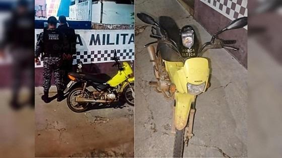 Homem foi preso com moto furtada e sinais de embriaguez durante ação da Força Tática em Diamantino