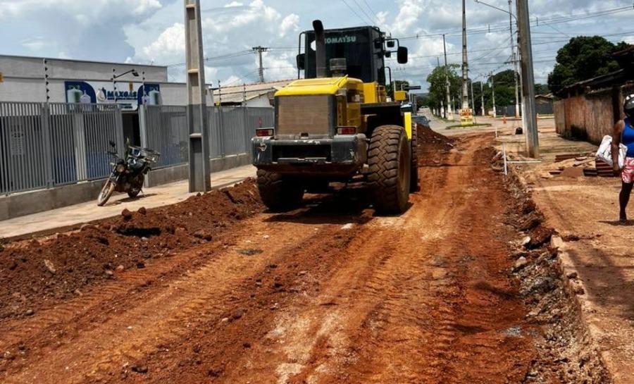 Prefeitura de Rosário Oeste inicia reparos na entrada do Bairro Monjolo