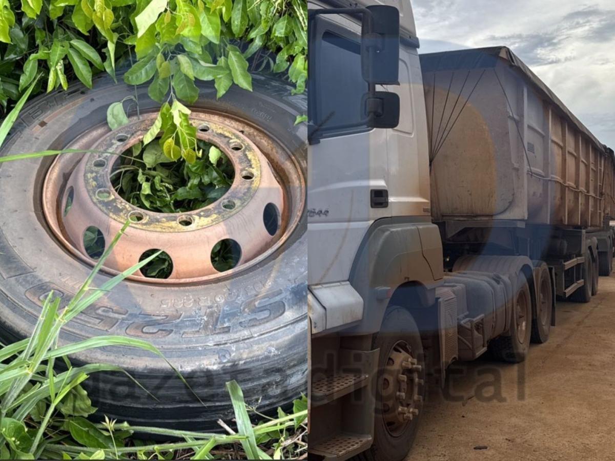 Roda de carreta se solta, atinge e mata mulher na BR-163