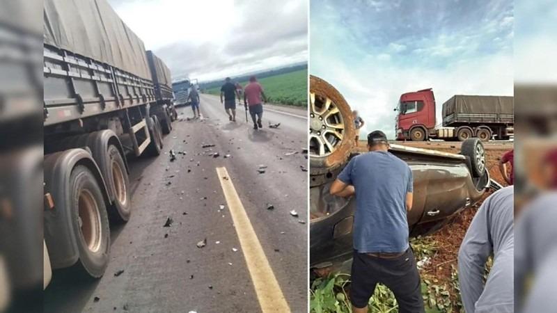 Trágico acidente envolvendo família deixa três mortos e dois feridos em MT; Veja vídeo