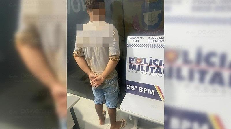 Homem com mandado por pensão alimentícia é preso durante abordagem em Nova Mutum