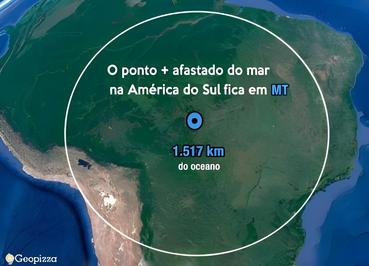 O ponto mais inacessível da América do Sul fica em Mato Grosso, fica a poucos quilômetros de Arenápolis