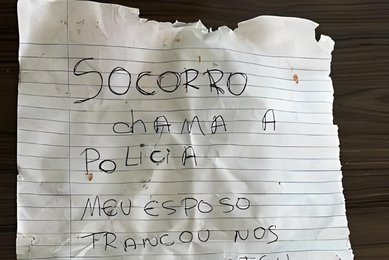 Polícia resgata mulher mantida em cárcere privado, após pedir ajuda por bilhete em Lucas do Rio Verde