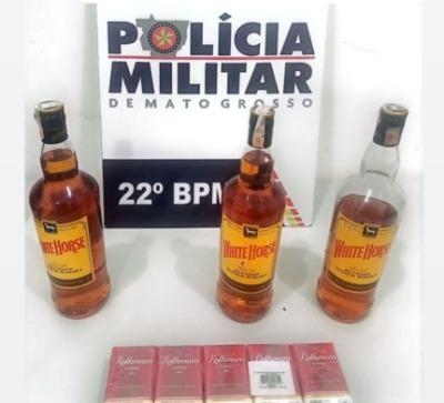 Quadrilha é presa em confraternização com bebidas roubadas de comércio