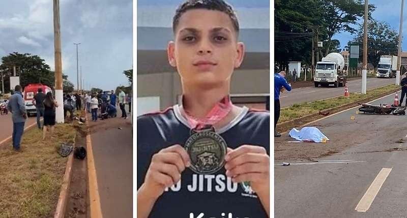 Acidente com irmãos gêmeos deixa um morto e outro em estado grave em MT