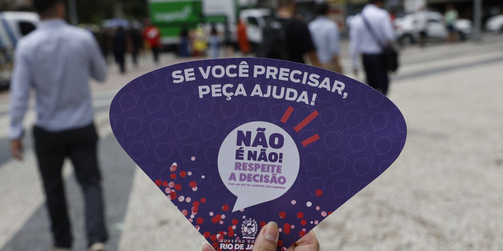 Campanha “Não é não!” busca conscientizar a população sobre assédio no carnaval