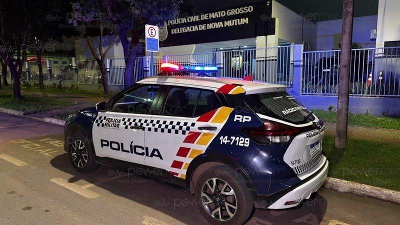 PM arromba porta e resgata mulher mantida trancada pelo marido em Nova Mutum