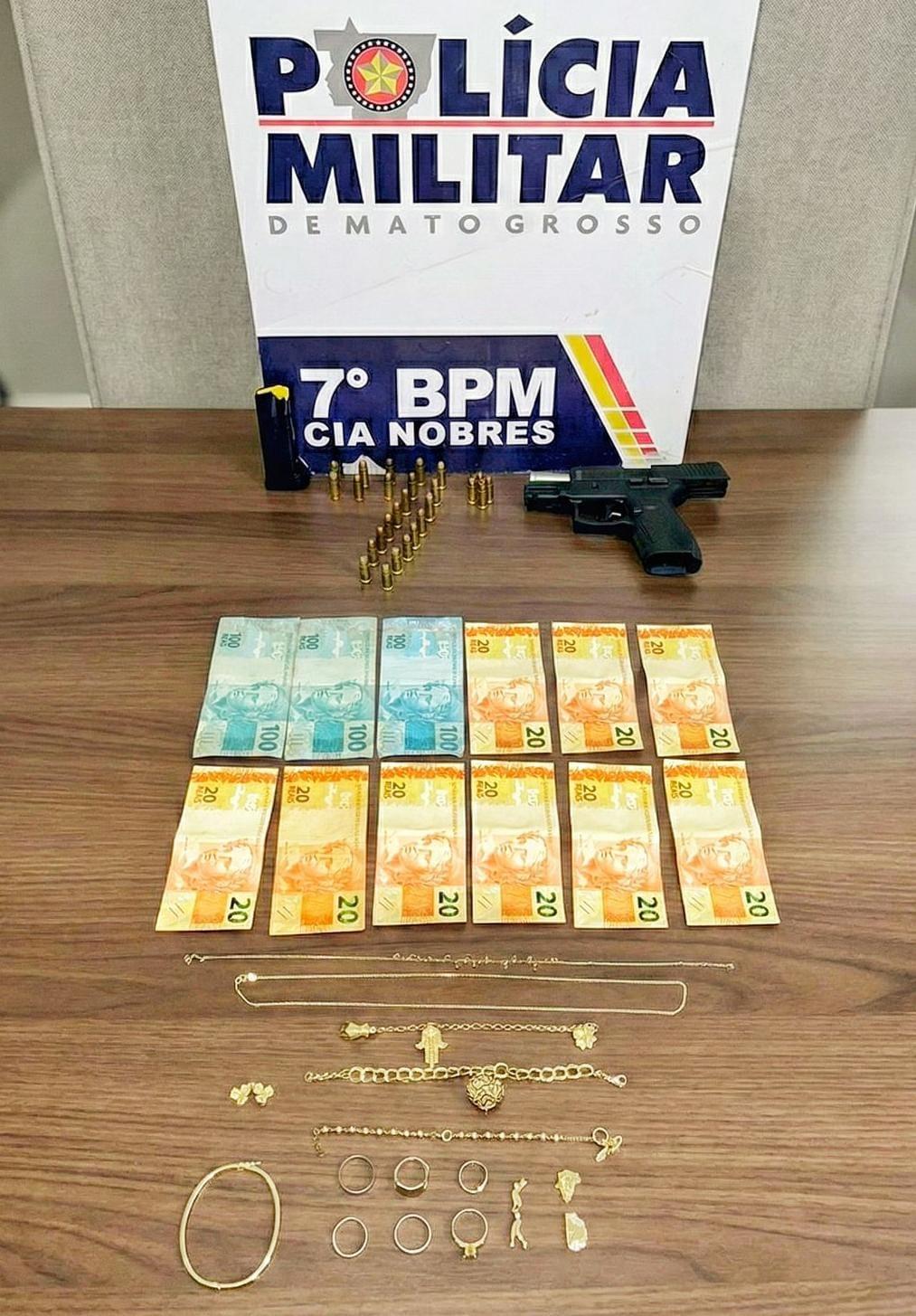 PM de Nobres prendeu homem que foragiu do presídio de Sinop e furtou residência em Nova Mutum