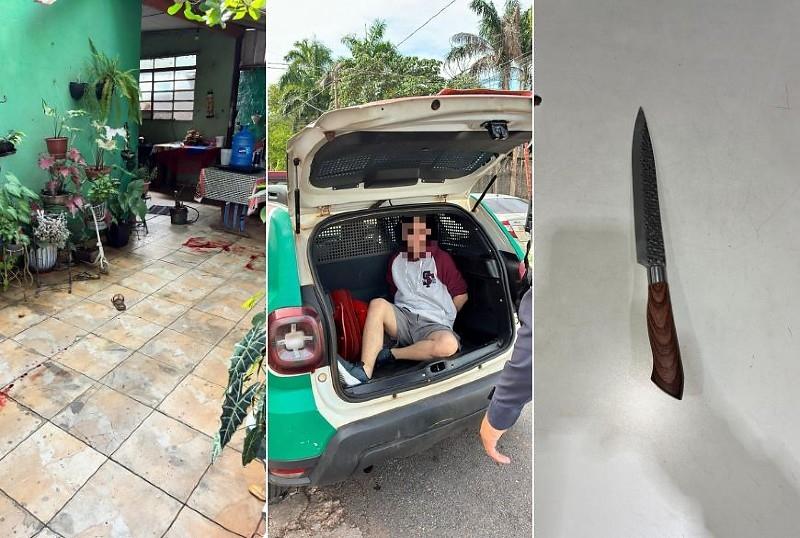 Adolescente de 15 anos mata a facadas o próprio tio que cuidava dele em Várzea Grande